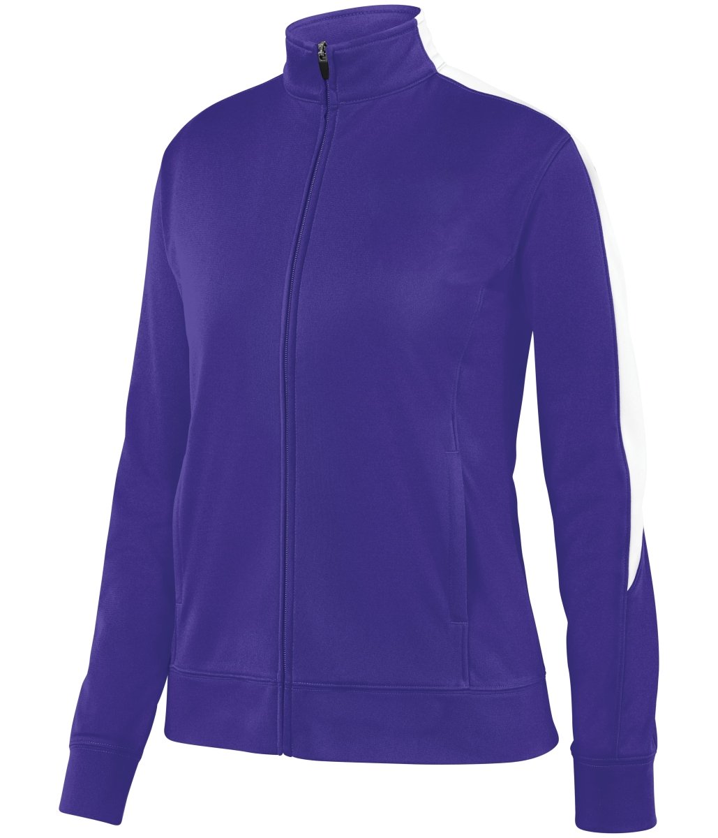 Augusta Sportswear Ladies Medalist Jacket 2.0 4397 PURPLE/WHITE S