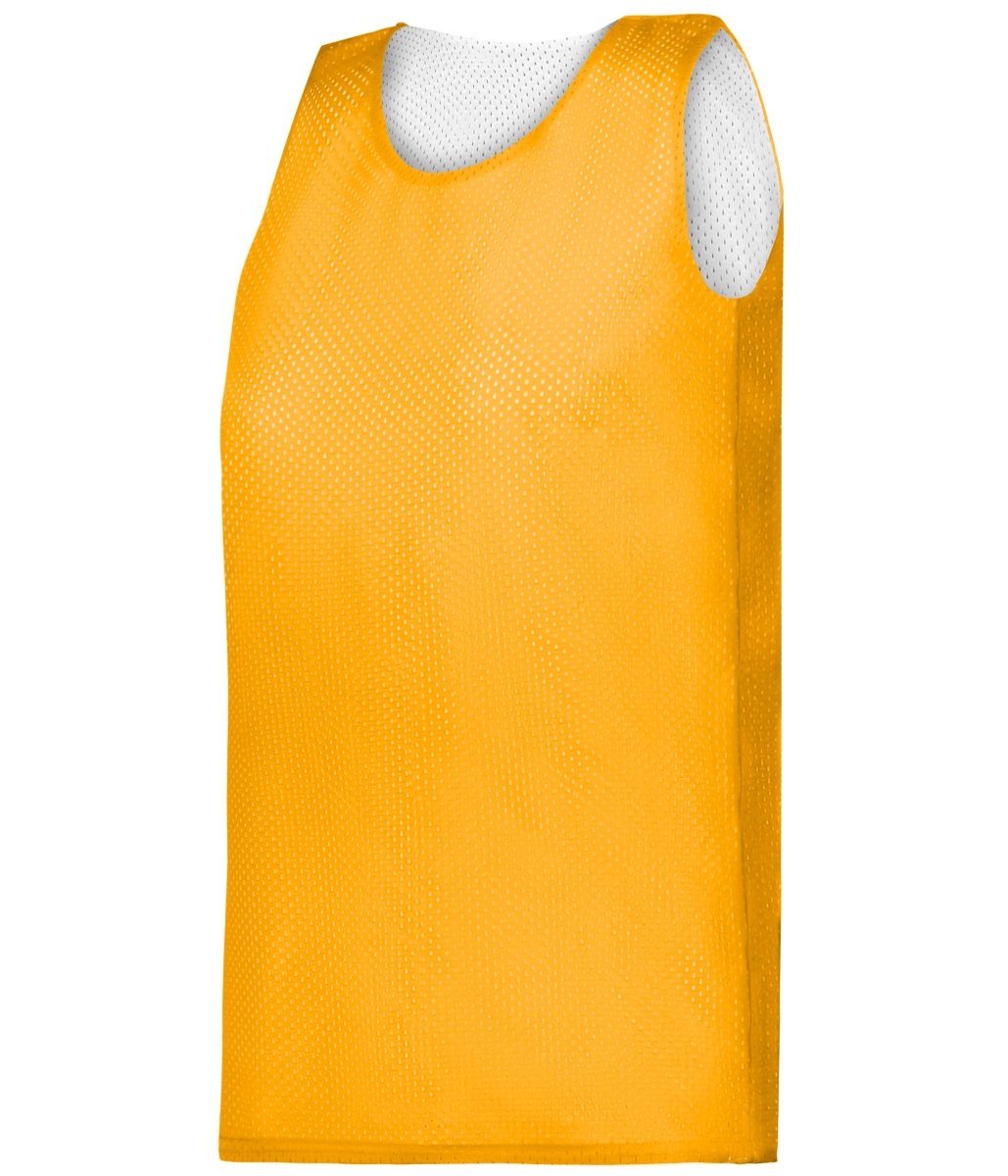 Augusta Sportswear LADIES MESH REVERSIBLE BASKETBALL JERSEY - Augusta Sportswear 897800 GOLD/WHITE (BA) S