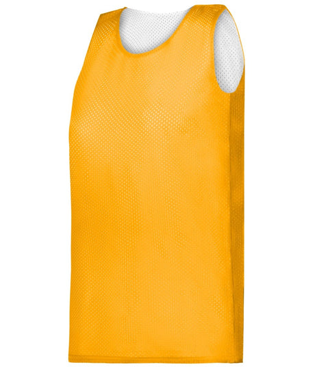 Augusta Sportswear LADIES MESH REVERSIBLE BASKETBALL JERSEY - Augusta Sportswear 897800 GOLD/WHITE (BA) S