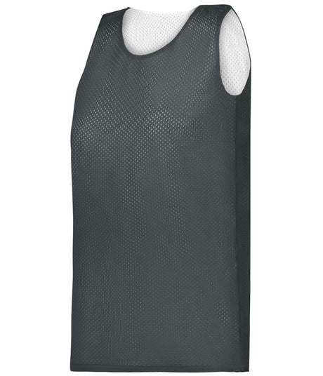 Augusta Sportswear LADIES MESH REVERSIBLE BASKETBALL JERSEY - Augusta Sportswear 897800 GRAPHITE/WHITE (BA) S