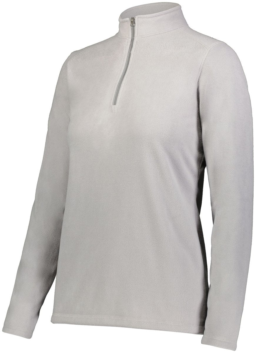 Augusta Sportswear Ladies Micro - Lite Fleece 1/4 Zip Pullover 6864 ATHLETIC GREY S