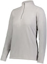 Augusta Sportswear Ladies Micro - Lite Fleece 1/4 Zip Pullover 6864 ATHLETIC GREY S