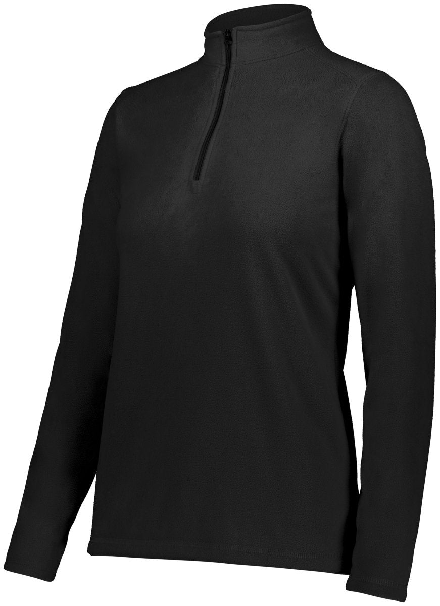 Augusta Sportswear Ladies Micro - Lite Fleece 1/4 Zip Pullover 6864 BLACK S