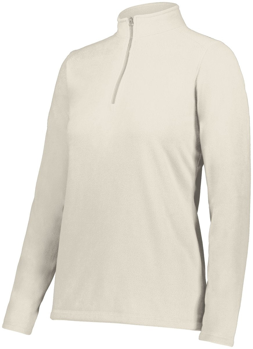 Augusta Sportswear Ladies Micro - Lite Fleece 1/4 Zip Pullover 6864 OYSTER S