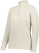 Augusta Sportswear Ladies Micro - Lite Fleece 1/4 Zip Pullover 6864 OYSTER S