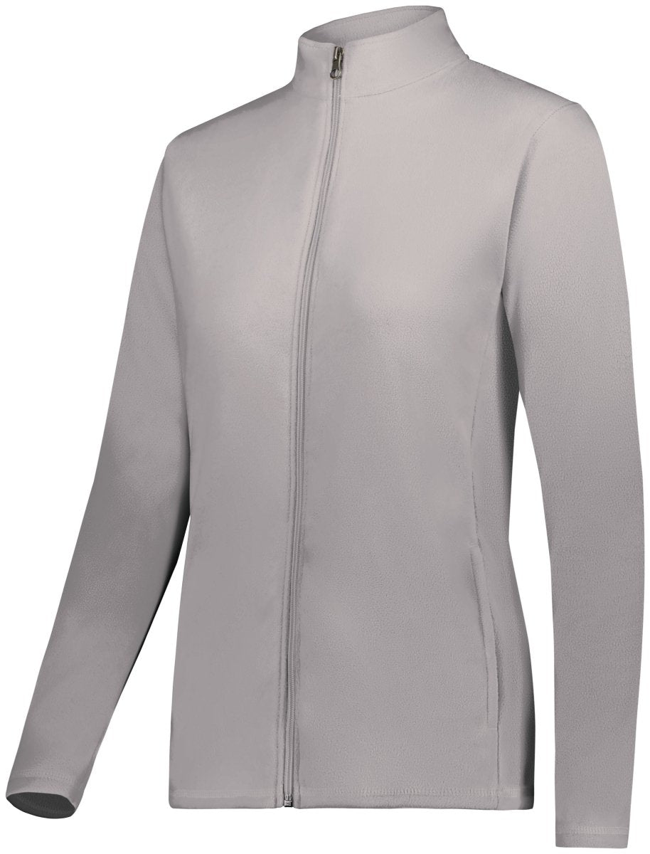 Augusta Sportswear Ladies Micro - Lite Fleece Full - Zip Jacket 6862 ATHLETIC GREY S