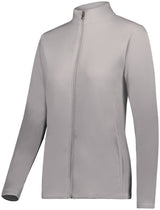 Augusta Sportswear Ladies Micro - Lite Fleece Full - Zip Jacket 6862 ATHLETIC GREY S