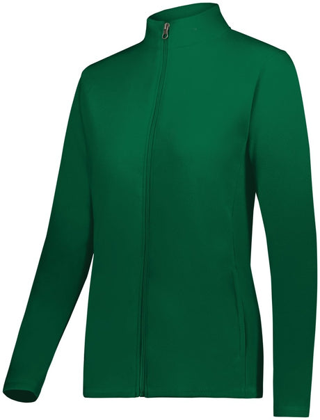 Augusta Sportswear Ladies Micro - Lite Fleece Full - Zip Jacket 6862 DARK GREEN S