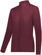 Augusta Sportswear Ladies Micro - Lite Fleece Full - Zip Jacket 6862 MAROON (HLW) S