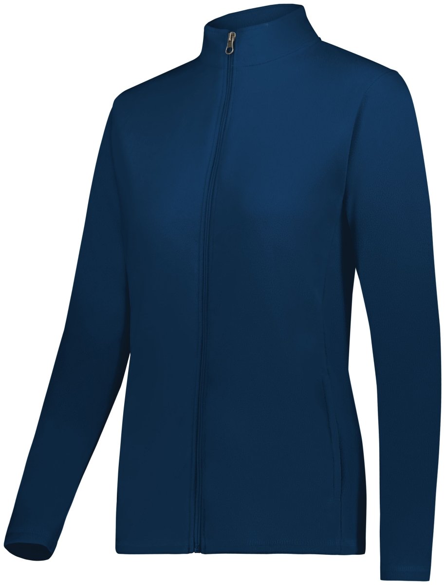 Augusta Sportswear Ladies Micro - Lite Fleece Full - Zip Jacket 6862 NAVY S