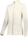 Augusta Sportswear Ladies Micro - Lite Fleece Full - Zip Jacket 6862 OYSTER S