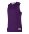 Augusta Sportswear LADIES NBA REVERSIBLE BASKETBALL TEAM JERSEY - Augusta Sportswear A105BW PURPLE/WHITE (BA) S