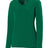 Augusta Sportswear Ladies NexGen Wicking Long Sleeve Tee 1788 DARK GREEN S
