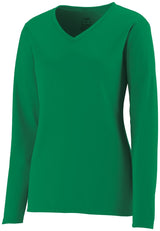 Augusta Sportswear Ladies NexGen Wicking Long Sleeve Tee 1788 KELLY S