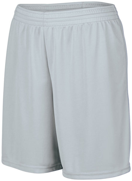 Augusta Sportswear Ladies Octane Shorts 1423 SILVER S