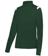 Augusta Sportswear LADIES ON THE RISE 1/4 ZIP PULLOVER 426600 FOREST/WHITE (BA) S