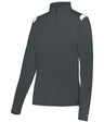Augusta Sportswear LADIES ON THE RISE 1/4 ZIP PULLOVER 426600 GRAPHITE/WHITE (BA) S