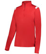 Augusta Sportswear LADIES ON THE RISE 1/4 ZIP PULLOVER 426600 RED/WHITE (BA) S