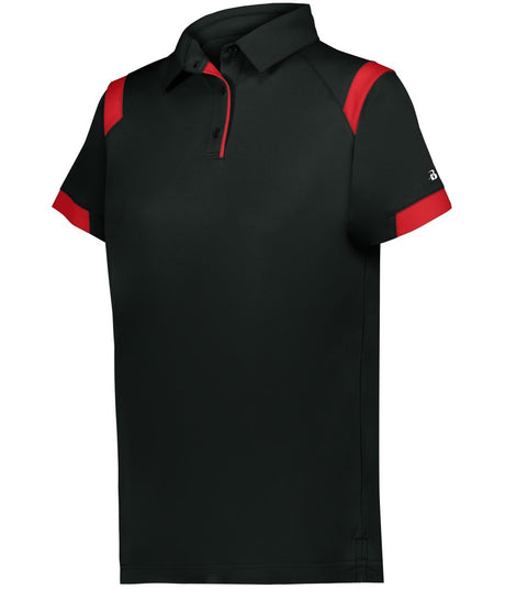 Augusta Sportswear LADIES ON THE RISE POLO 335100 BLACK/RED (BA) S