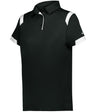 Augusta Sportswear LADIES ON THE RISE POLO 335100 BLACK/WHITE (BA) S