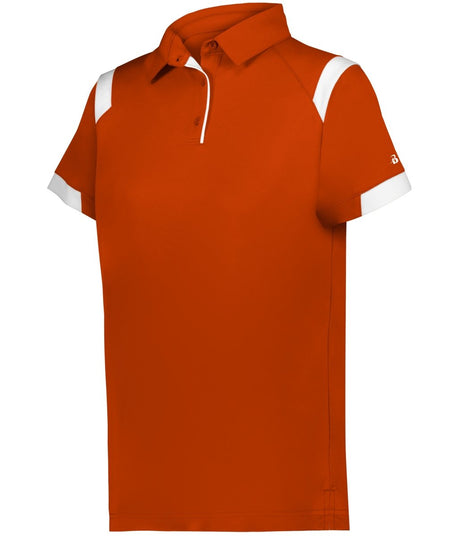 Augusta Sportswear LADIES ON THE RISE POLO 335100 BT. ORANGE/WHITE (BA) S