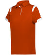 Augusta Sportswear LADIES ON THE RISE POLO 335100 BT. ORANGE/WHITE (BA) S