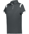 Augusta Sportswear LADIES ON THE RISE POLO 335100 GRAPHITE/WHITE (BA) S