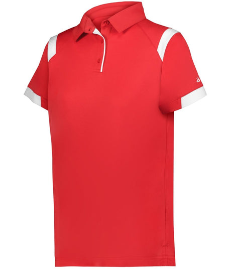 Augusta Sportswear LADIES ON THE RISE POLO 335100 RED/WHITE (BA) S