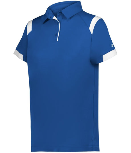 Augusta Sportswear LADIES ON THE RISE POLO 335100 ROYAL/WHITE (BA) S