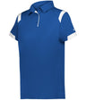 Augusta Sportswear LADIES ON THE RISE POLO 335100 ROYAL/WHITE (BA) S