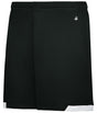 Augusta Sportswear LADIES ON THE RISE SHORTS - Augusta Sportswear 710200 BLACK/WHITE (BA) S