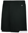 Augusta Sportswear LADIES ON THE RISE SHORTS - Augusta Sportswear 710200 BLACK/WHITE (BA) S