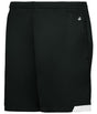 Augusta Sportswear LADIES ON THE RISE SHORTS WITH POCKETS - Augusta Sportswear 726000 BLACK/WHITE (BA) S