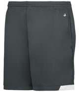 Augusta Sportswear LADIES ON THE RISE SHORTS WITH POCKETS - Augusta Sportswear 726000 GRAPHITE/WHITE (BA) S