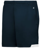 Augusta Sportswear LADIES ON THE RISE SHORTS WITH POCKETS - Augusta Sportswear 726000 NAVY/WHITE (BA) S