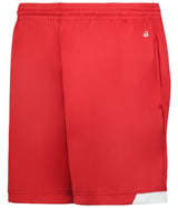 Augusta Sportswear LADIES ON THE RISE SHORTS WITH POCKETS - Augusta Sportswear 726000 RED/WHITE (BA) S