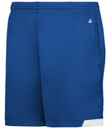 Augusta Sportswear LADIES ON THE RISE SHORTS WITH POCKETS - Augusta Sportswear 726000 ROYAL/WHITE (BA) S