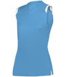 Augusta Sportswear LADIES ON THE RISE SLEEVELESS SOFTBALL JERSEY 495100 COLUMBIA BLUE/WHITE (BA) S