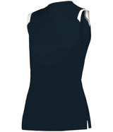 Augusta Sportswear LADIES ON THE RISE SLEEVELESS SOFTBALL JERSEY 495100 NAVY/WHITE (BA) S