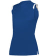Augusta Sportswear LADIES ON THE RISE SLEEVELESS SOFTBALL JERSEY 495100 ROYAL/WHITE (BA) S