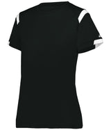 Augusta Sportswear LADIES ON THE RISE TEE 438000 BLACK/WHITE (BA) S