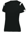 Augusta Sportswear LADIES ON THE RISE TEE 438000 BLACK/WHITE (BA) S