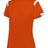 Augusta Sportswear LADIES ON THE RISE TEE 438000 BT. ORANGE/WHITE (BA) S