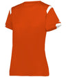 Augusta Sportswear LADIES ON THE RISE TEE 438000 BT. ORANGE/WHITE (BA) S