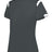 Augusta Sportswear LADIES ON THE RISE TEE 438000 GRAPHITE/WHITE (BA) S