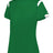 Augusta Sportswear LADIES ON THE RISE TEE 438000 KELLY/WHITE (BA) S