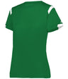Augusta Sportswear LADIES ON THE RISE TEE 438000 KELLY/WHITE (BA) S