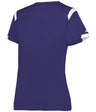 Augusta Sportswear LADIES ON THE RISE TEE 438000 PURPLE/WHITE (BA) S