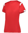 Augusta Sportswear LADIES ON THE RISE TEE 438000 RED/WHITE (BA) S