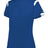 Augusta Sportswear LADIES ON THE RISE TEE 438000 ROYAL/WHITE (BA) S